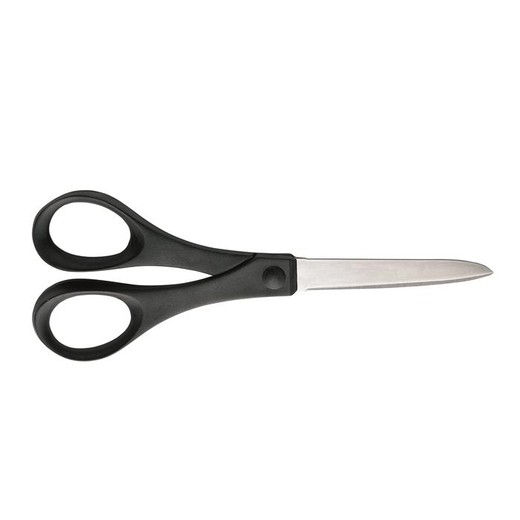 Nožnice na papiere, 18 cm, FISKARS "Essential", čierne