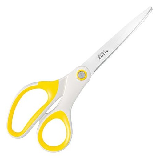Nožnice, kancelárske, 20,5cm, LEITZ "Wow Titán", žltá