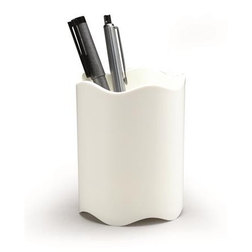 Držiak na písacie potreby, plastový, DURABLE, "Trend", biely