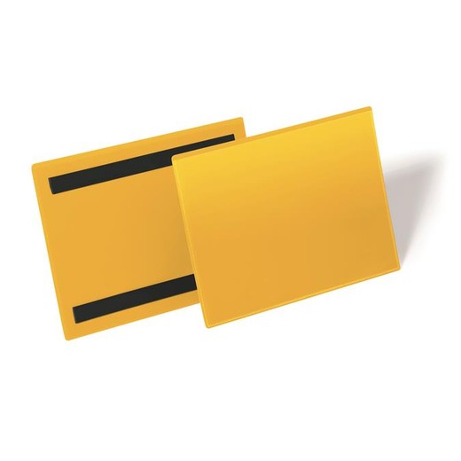 Logistické vrecko, A5, na šírku, DURABLE, žlté