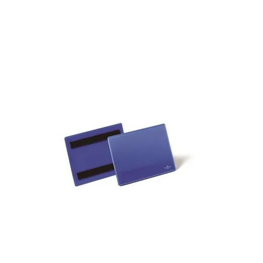Logistické vrecko, A6, na šírku, DURABLE, magnetické, tmavomodré