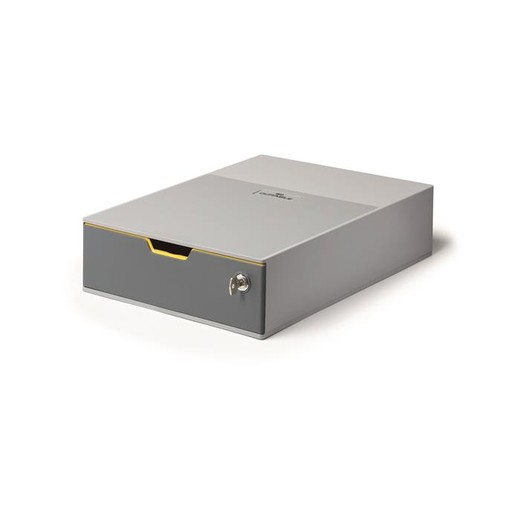 Zásuvkový box, plastový, 1 uzamykateľná zásuvka, DURABLE "VARICOLOR® SAFE"
