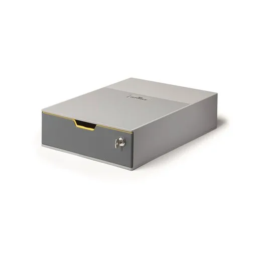 Zásuvkový box, plastový, 1 uzamykateľná zásuvka, DURABLE "VARICOLOR® SAFE"