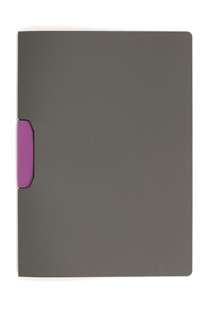 Rýchloviazač, s klipom, A4, DURABLE "DURASWING® COLOR 30", ružový