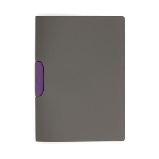 Rýchloviazač, s klipom, A4, DURABLE "DURASWING® COLOR 30", fialový