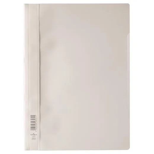Rýchloviazač, PP, A4, DURABLE "Economy", biela