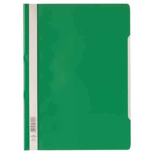 Rýchloviazač, PP, A4, DURABLE "Economy", zelená