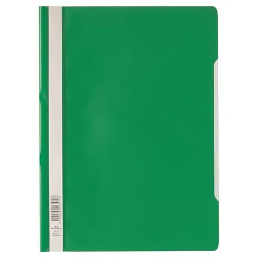 Rýchloviazač, PP, A4, DURABLE "Economy", zelená