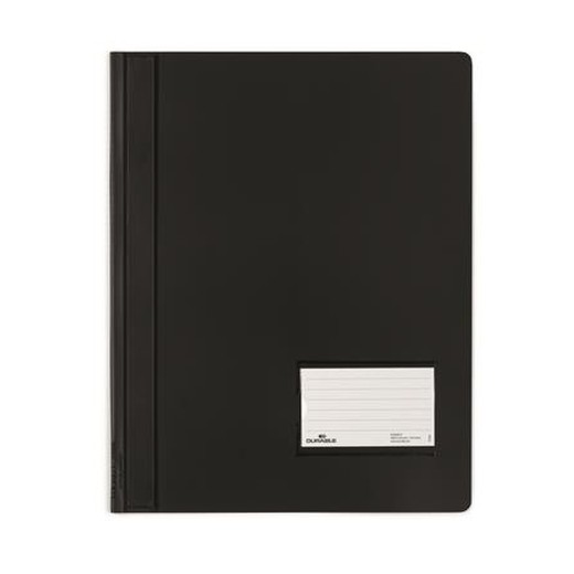 Rýchloviazač, A4, extra silný, široký, DURABLE, čierny