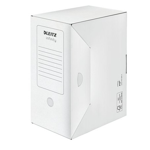Archívny box, A4, 150 mm, LEITZ "Infinity", biely
