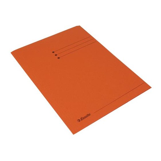 Doska na spisy, s chlopňami, prešpánová, A4, ESSELTE, oranžová