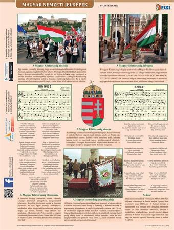 Učebná pomôcka, A4, STIEFEL "Magyar nemzeti jelképek és ereklyék- Národnostné znaky a relikvie " - výrobok v MJ