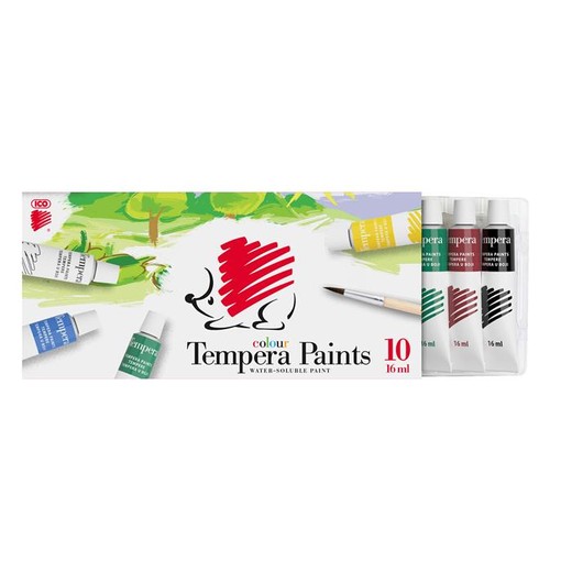 Tempera, ICO "Ježko", 10 ks/bal