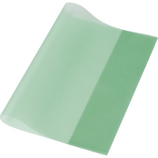 Obal na zošity, A4, PP, 80 mikr., drsný povrch, PANTA PLAST, zelený