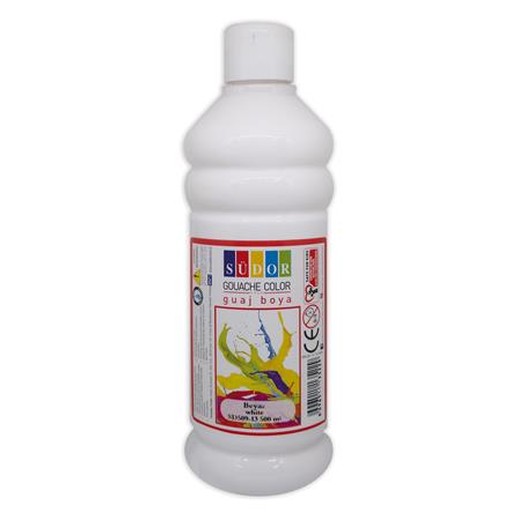 Tempera, 500 ml, Südor, biela
