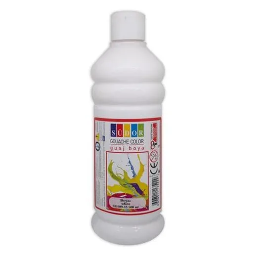 Tempera, 500 ml, Südor, biela