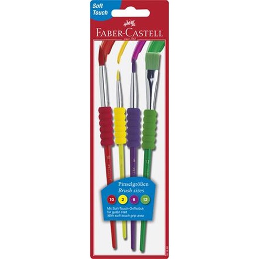 Štetec, sada, no. 2-6-10-12, FABER-CASTELL
