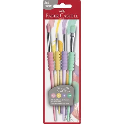 Štetec, sada, no. 4-8-10-12, FABER-CASTELL
