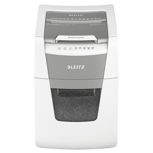 Skartovací stroj, konfety, 100 listov, LEITZ "IQ AutoFeed SmallOffice 100 P4 Pro"