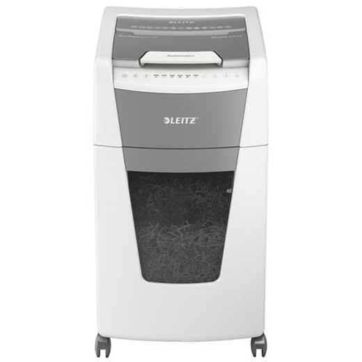 Skartovací stroj, konfety, 300 listov, LEITZ "IQ AutoFeed Office 300 P4 Pro"