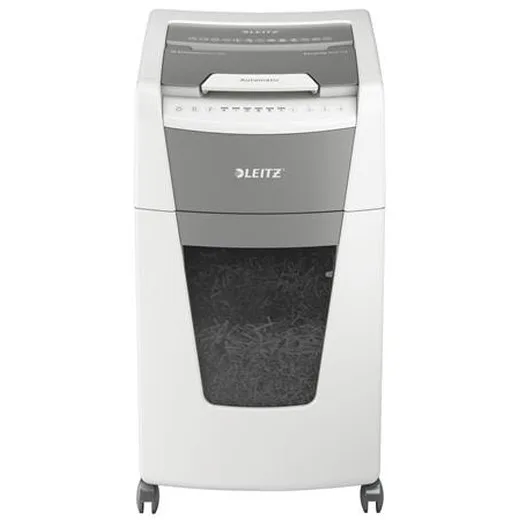 Skartovací stroj, konfety, 300 listov, LEITZ "IQ AutoFeed Office 300 P4 Pro"