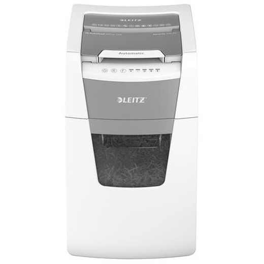 Skartovací stroj, mikrokonfety, 150 listov, LEITZ "IQ AutoFeed Office 150 P5 Pro"