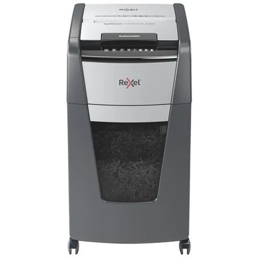 Skartovací stroj, konfety, 225 listov, REXEL, "Optimum AutoFeed+ 225X"
