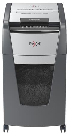 Skartovací stroj, mikrokonfety, 225 listov, REXEL, "Optimum AutoFeed+ 225M"