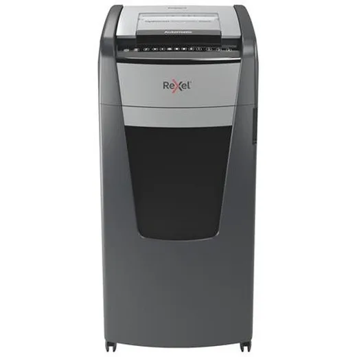 Skartovací stroj, konfety, 600 listov, REXEL, "Optimum AutoFeed+ 600X"