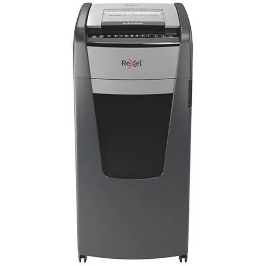 Skartovací stroj, konfety, 750 listov, REXEL, "Optimum AutoFeed+ 750X"