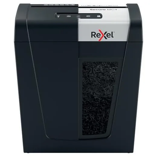 Skartovací stroj, mikrokonfety, 4 listy, REXEL, "Secure MC4"