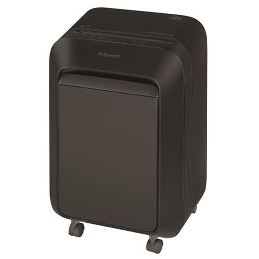 Skartovací stroj, mikro krížový rez, 14 listov, FELLOWES "Powershred LX211", čierna