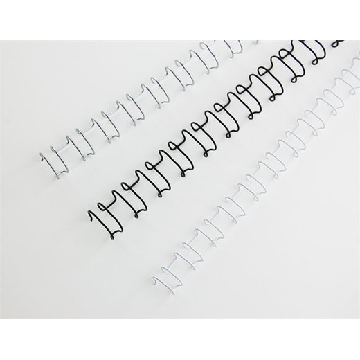 Hrebeň, kovový, 2:1, 12 mm, 100 listov, GBC "MultiBind 21",  čierny