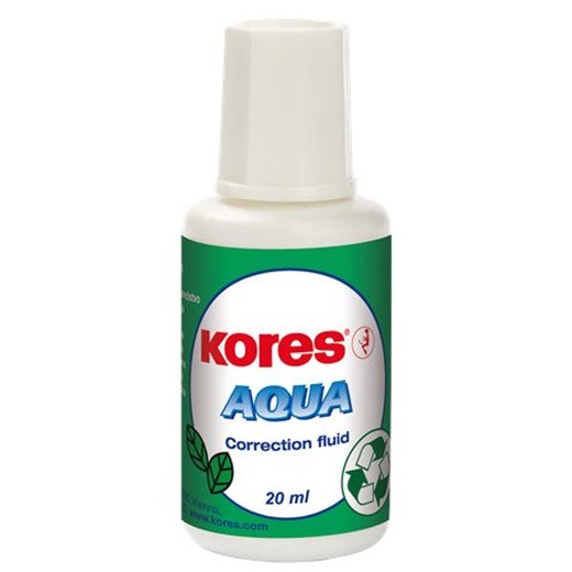 Korekčný lak, na vodnej báze, 20 ml, KORES "Aqua"
