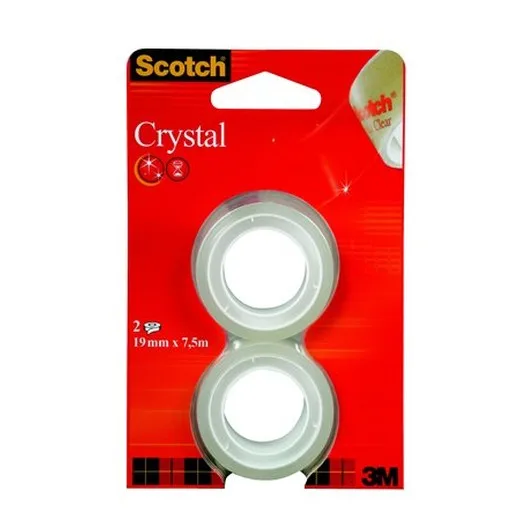 Lepiaca páska, 19 mm x 7,5 m, 3M SCOTCH "Crystal"