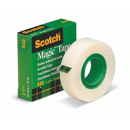 Lepiaca páska, 19 mm x 33 m, 3M SCOTCH "Magic Tape 810"