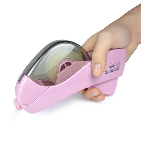 Dispenzor na lepiacu pásku, RAPESCO „SupaCut”, svetloružový