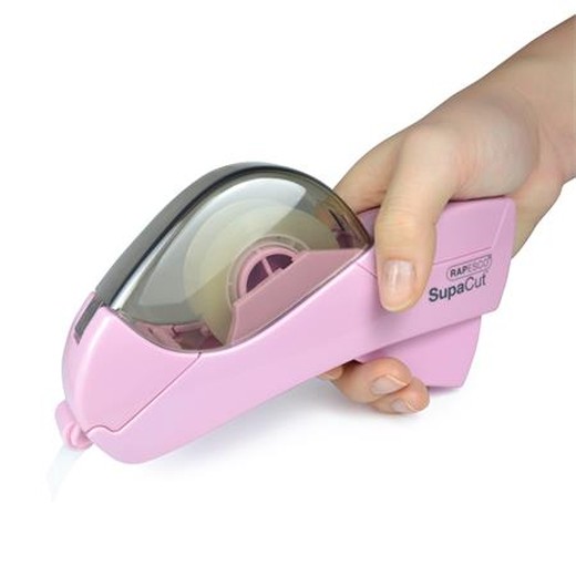 Dispenzor na lepiacu pásku, RAPESCO „SupaCut”, svetloružový