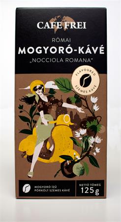 Káva, pražená, zrnková, 125 g, CAFE FREI "Rímska oriešková káva", maďarský popis