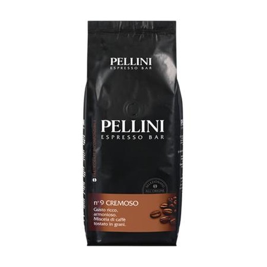 Káva, pražená, zrnková, 1000 g, PELLINI "Cremoso"