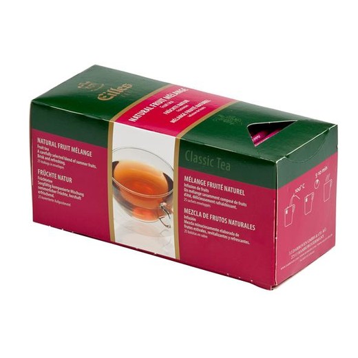 Ovocný čaj, 25x1,7g, EILLES "Natural fruit mélange"
