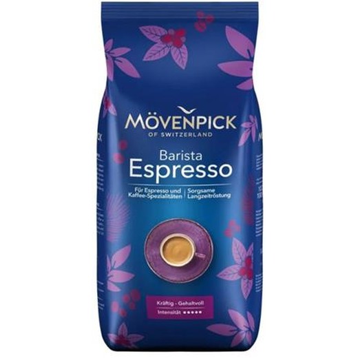 Káva, pražená, zrnková, 1000 g, MÖVENPICK "Espresso"