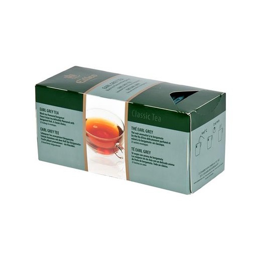 Čierny čaj, 25x2,5g, EILLES "Earl Grey"