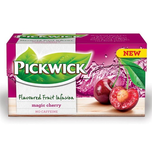 Ovocný čaj, 20x2 g, PICKWICK "Fruit Fusion", magická višňa