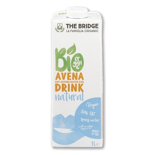 Ovsený nápoj, bio, 1 l, THE BRIDGE
