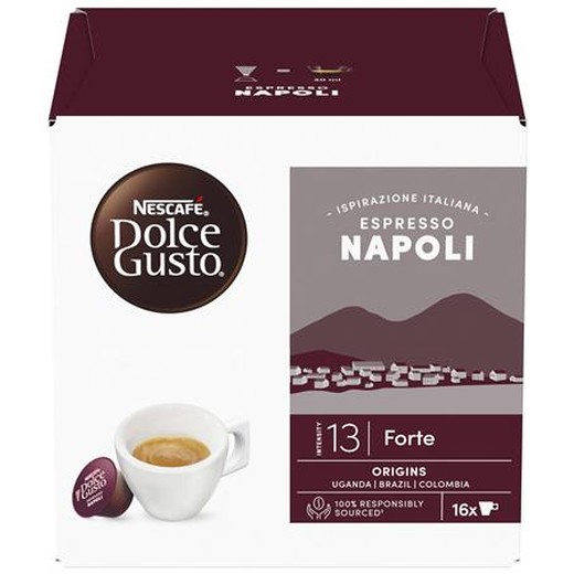 Kávové kapsule, 16 ks, NESCAFÉ DOLCE GUSTO "Espresso Napoli"