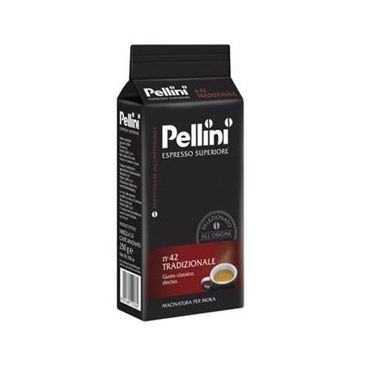Káva, pražená, mletá, 250 g, PELLINI, "Tradizionale"