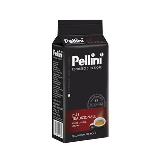 Káva, pražená, mletá, 250 g, PELLINI, "Tradizionale"