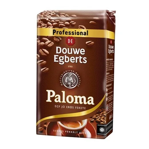 Káva, pražená, zrnková, 1000 g, DOUWE EGBERTS "Paloma"