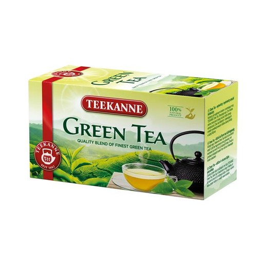 Zelený čaj, 20x1,75 g, TEEKANNE